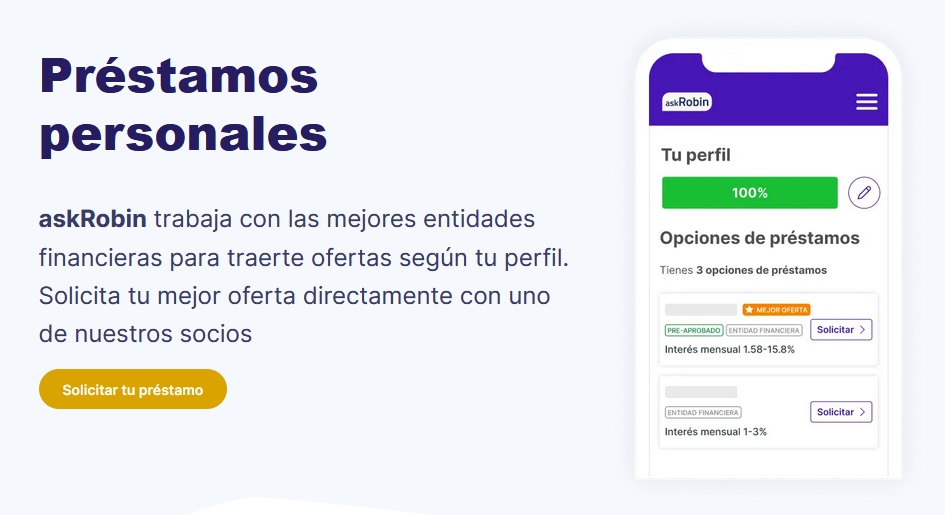 AskRobin Préstamos personales